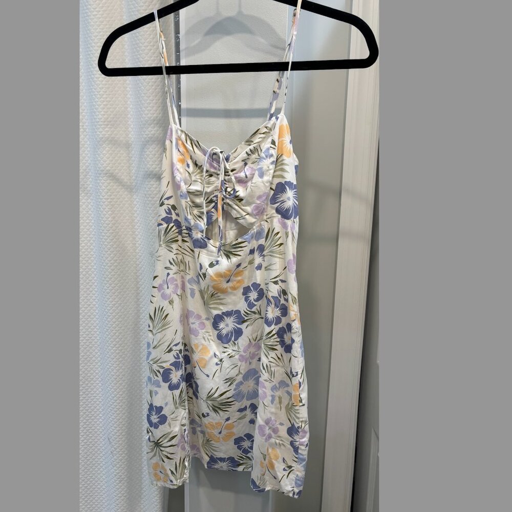 Hawaiian Sweetheart Cinched Cutout Dress